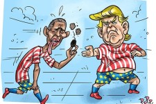 تحریم، اهرم فشار سنتی سیاستمداران آمریکا/کارتون