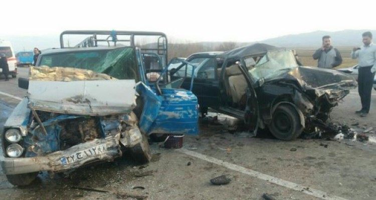 ۷ کشته و زخمی بر اثر تصادف در محور حمیل-اسلام آبادغرب