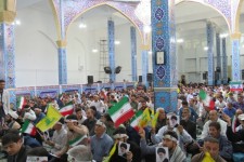 اجتماع بزرگ انقلابیون شهر شهیدان مرصاد+تصاویر