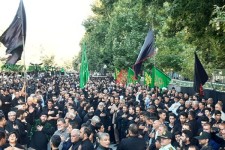 اجتماع عظیم عزاداران حسینی(ع) در اسلام آبادغرب+تصاویر 