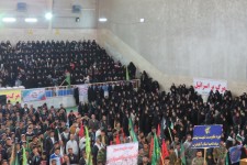 برپایی اجتماع بزرگ بسیجیان در اسلام آبادغرب+تصاویر