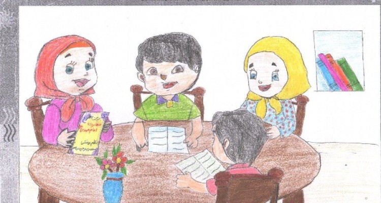 برگزاری مسابقه نقاشی کتاب و خانواده در اسلام آبادغرب