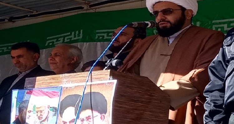 مکتب شهید سلیمانی بهترین الگوی پیشرفت کشور است/مقاصد و مناصب دنیایی نباید موجب از بین رفتن اتحاد اقوام منطقه شود