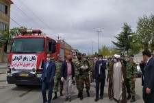 عملیات ضدعفونی و گندزدایی شهرستان ایوانغرب توسط تیپ ۱۸۱ زرهی ارتش+تصاویر