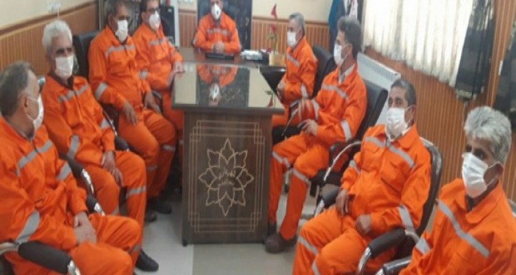 تجلیل از کارگران شهرداری اسلام آبادغرب و حمیل+عکس