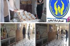 مشارکت خیران  پویش ملی " ایران همدل" و طرح "اطعام مهدوی" در طبخ ۲ هزار پرس غذای گرم برای نیازمندان اسلام آبادغرب