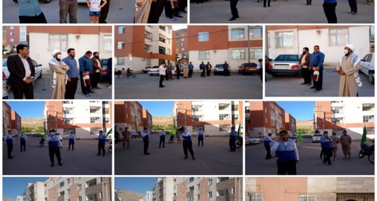 اجرای سرود(پاتوقی) و خیابانی توسط کاروان منتظران ظهور+تصاویر