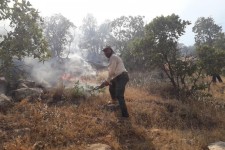 مهار آتش سوزی جنگل و مراتع روستای ارکوازی