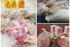 اهدای بسته های کمک معیشتی به بیماران پروانه ای در شهرستان اسلام آباد غرب