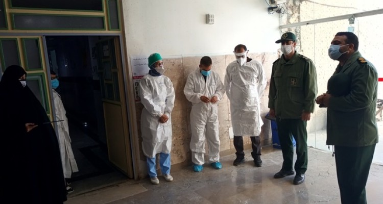  تجلیل از پرستاران بخش کرونای بیمارستان امام خمینی(ره) اسلام آبادغرب توسط سپاه پاسداران شهرستان+تصاویر