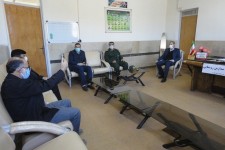 جلسه تامین امنیت مدارس روستایی اسلام آبادغرب با همکاری بخشداری و نیروی مقاومت بسیج