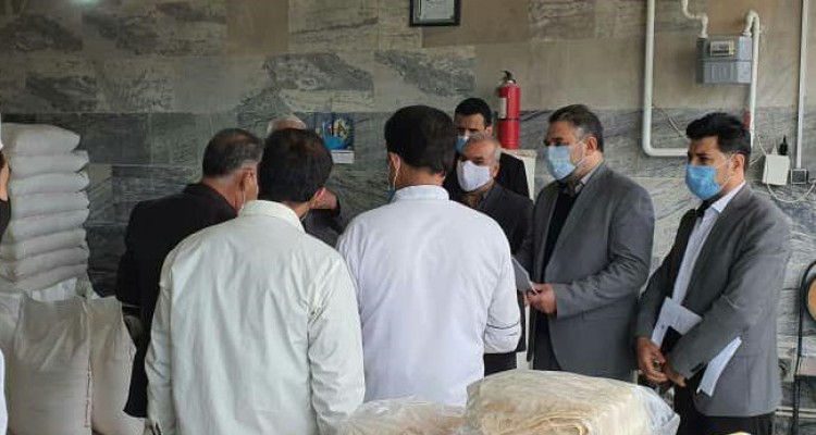  پلمپ یک واحد خبازی متخلف در اسلام آبادغرب