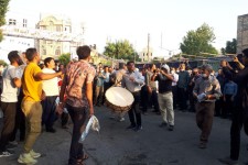 شادی و پایکوبی مردم اسلام آبادغرب در جشن پیروزی آیت الله رئیسی