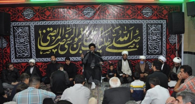 مراسم عزاداری شهادت امام رضا (ع) در اسلام آبادغرب برگزار شد+تصاویر