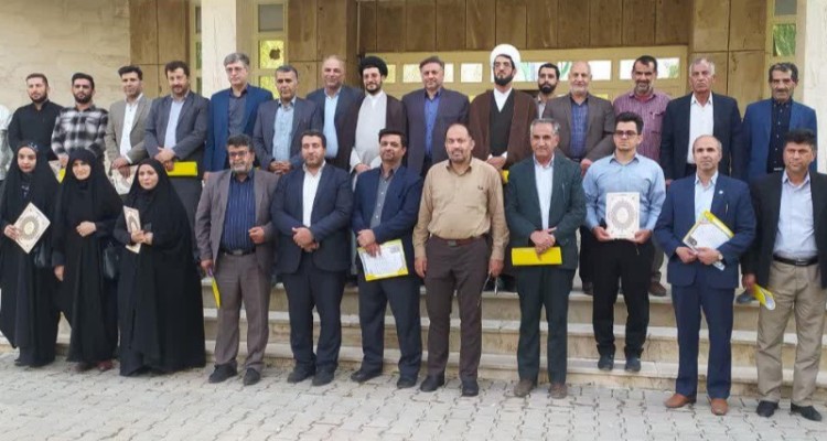 مراسم تجلیل از موکب داران اربعین حسینی در شهرستان اسلام آبادغرب