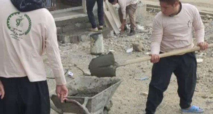 برگزاری اردوی جهادی "ساخت خانه نیازمند"در روستای انجیرک اسلام آبادغرب+فیلم