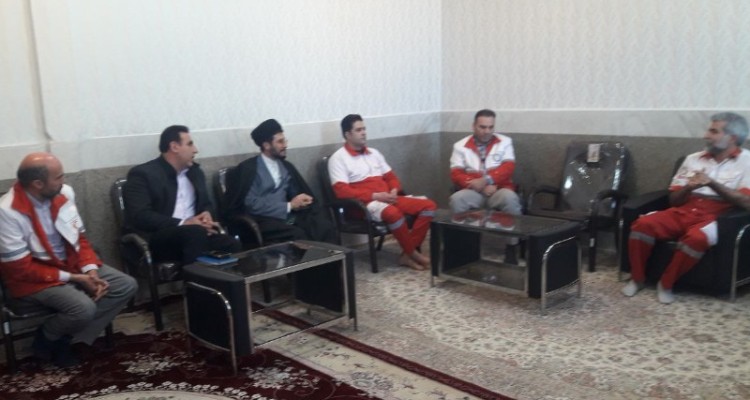 بازدید امام جمعه اسلام آبادغرب از پایگاه امداد بین جاده ای مرصاد