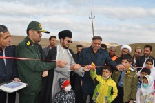 افتتاح یک طرح عمرانی روستایی در اسلام آبادغرب به همت بسیج سازندگی سپاه