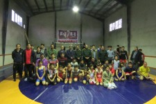 افتتاح سالن ورزشی خانه کشتی و رزمی شهدای دهستان حسن آباد در اسلام آبادغرب