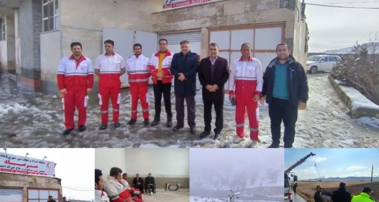 آمادگی نیروهای امداد و نجات هلال‌احمر، راهداری و پلیس راهور در اسلام آبادغرب
