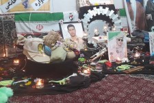 برگزاری یادواره خانگی شهید میلاد صیادی در اسلام‌آبادغرب+عکس