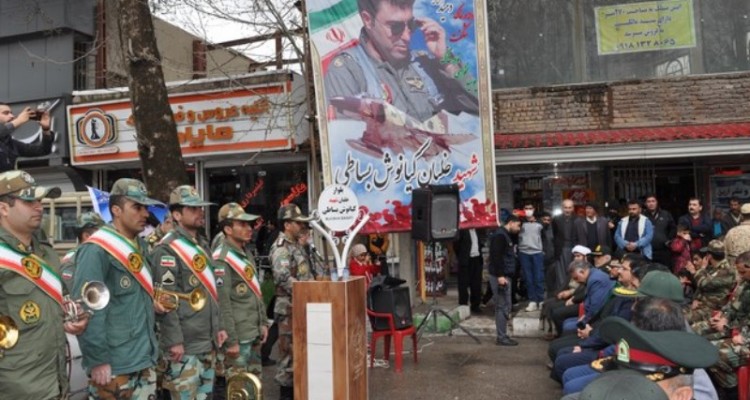 آئین نامگذاری بلوار "شهید کیانوش بساطی " در اسلام‌آبادغرب برگزار شد