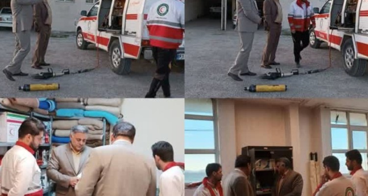 بازدید فرماندار اسلام آبادغرب از پایگاه امداد و نجات مرصاد