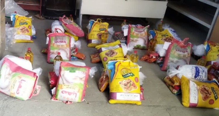 توزیع سبد کالا به ارزش 50 میلیون تومان بین خانواده ایتام تحت حمایت کمیته امداد اسلام‌آبادغرب