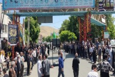 مراسم عزاداری شهادت امام جعفر صادق(ع) در اسلام‌آبادغرب