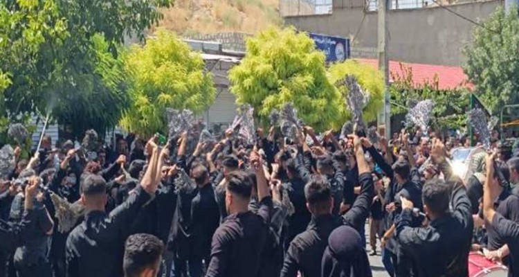 عزاداری تاسوعای حسینی در اسلام آبادغرب+تصاویر