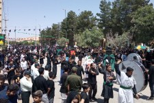 صحنه‌هایی از جلوه‌گری شور حسینی در اسلام‌آبادغرب