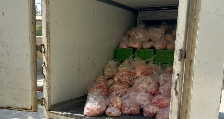 امحای ۸۰۰ کیلوگرم گوشت مرغ منجمد بدون هویت در اسلام‌آبادغرب