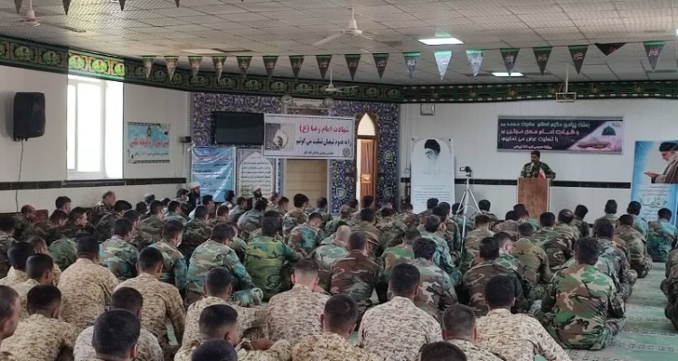 مراسم شهادت رسول مکرم اسلام(ص) و امام حسن مجتبی(ع) در تیپ ۱۸۱ زرهی