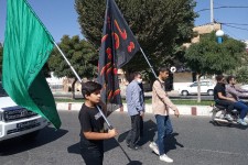 مراسم عزاداری شهادت امام رضا(ع) در اسلام‌آبادغرب برگزار شد+تصاویر