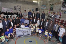 اعلام حمایت ورزشکاران اسلام‌آبادغرب از مردم مظلوم غزه