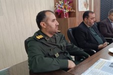 دیدار مسیولین شهرستان با فرمانده سپاه اسلام آباد غرب