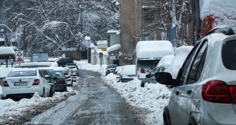 بارش باران و برف، وزش باد شدید و کولاک برف در ۲۲ استان
