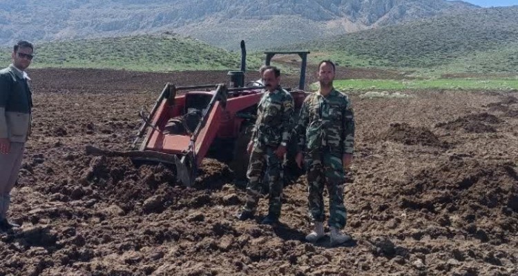 خلع ید عملی اراضی ملی بیش از ۱۵۰۰۰ متر مربع  در شهرستان