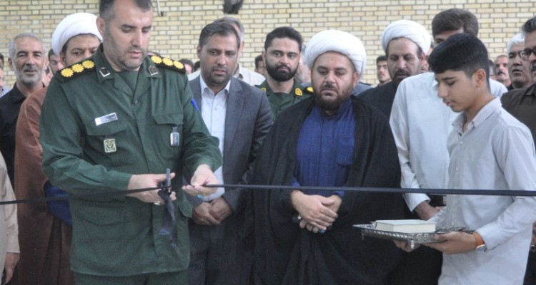 افتتاح نمایشگاه طرح اسوه پایگاه‌های مقاومت بسیج اسلام‌آبادغرب