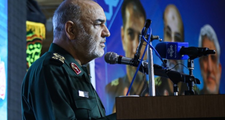 تسلیت سرلشکر سلامی برای شهادت رضا محمد سلیمانی