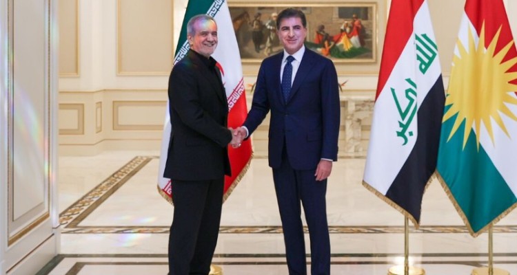 پزشکیان: ما و کردستان عراق به‌هم خون داده‌ایم/ بارزانی: حضور پزشکیان در اربیل تاریخی است