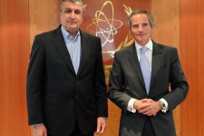 نشست خبری مشترک اسلامی و گروسی آغاز شد