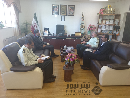 تقدیر و تشکر اداره فرهنگ و ارشاد اسلام آبادغرب از ستاد فرماندهی انتظامی شهرستان 