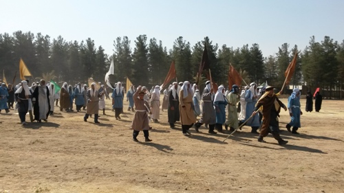 بازسازی واقعه بزرگ غدیر خم در اسلام آبادغرب 