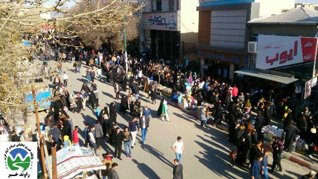 حال و هوای بازار شب عید در اسلام آبادغرب