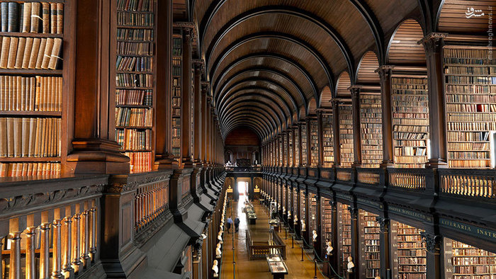 عکس/ کتابخانه ۳۰۰ساله دوبلین 