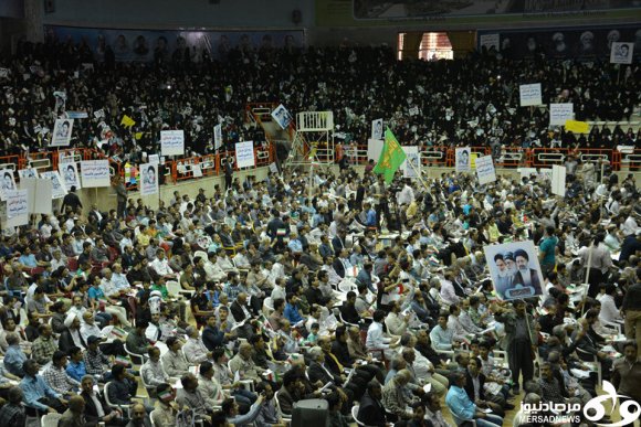 همایش بزرگ حامیان سید ابراهیم رئیسی و قالیباف در کرمانشاه