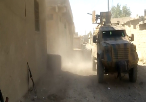 درگیری شبانه روزی ارتش سوریه با تروریست‌های داعش در رقه