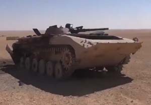 نابودی ادوات نظامی داعشی‌ها در السخنه + فیلم 