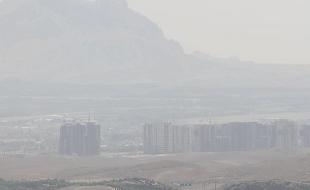 غبارآلود شدن هوا در نواحی مرزی کرمانشاه/سومار گرمترین نقطه استان